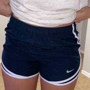 Navy blue Nike shorts